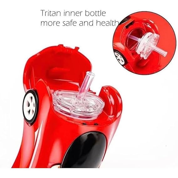 Car-Shaped Kids Water Bottle – 280ML Leak-Proof, Spill-Free & Travel-Friendly Sipper
