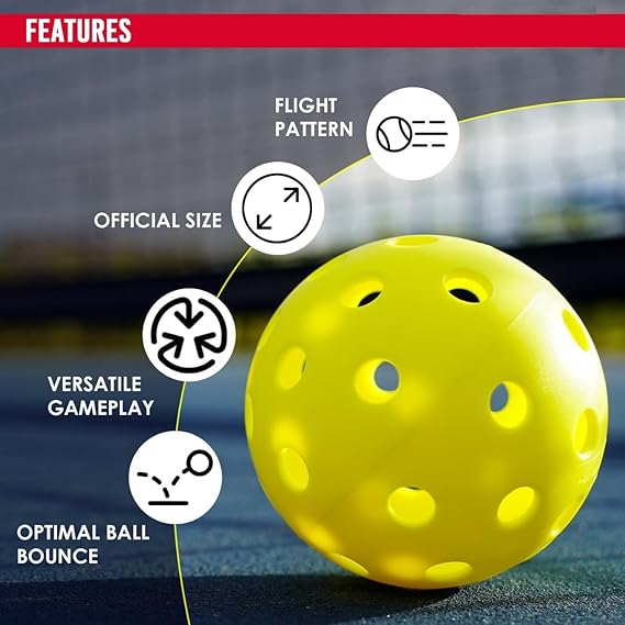 Premium Pickleball Paddle Set  | Complete Set with 4 Pickleballs & Carry Bag | Perfect for Beginners & Pros