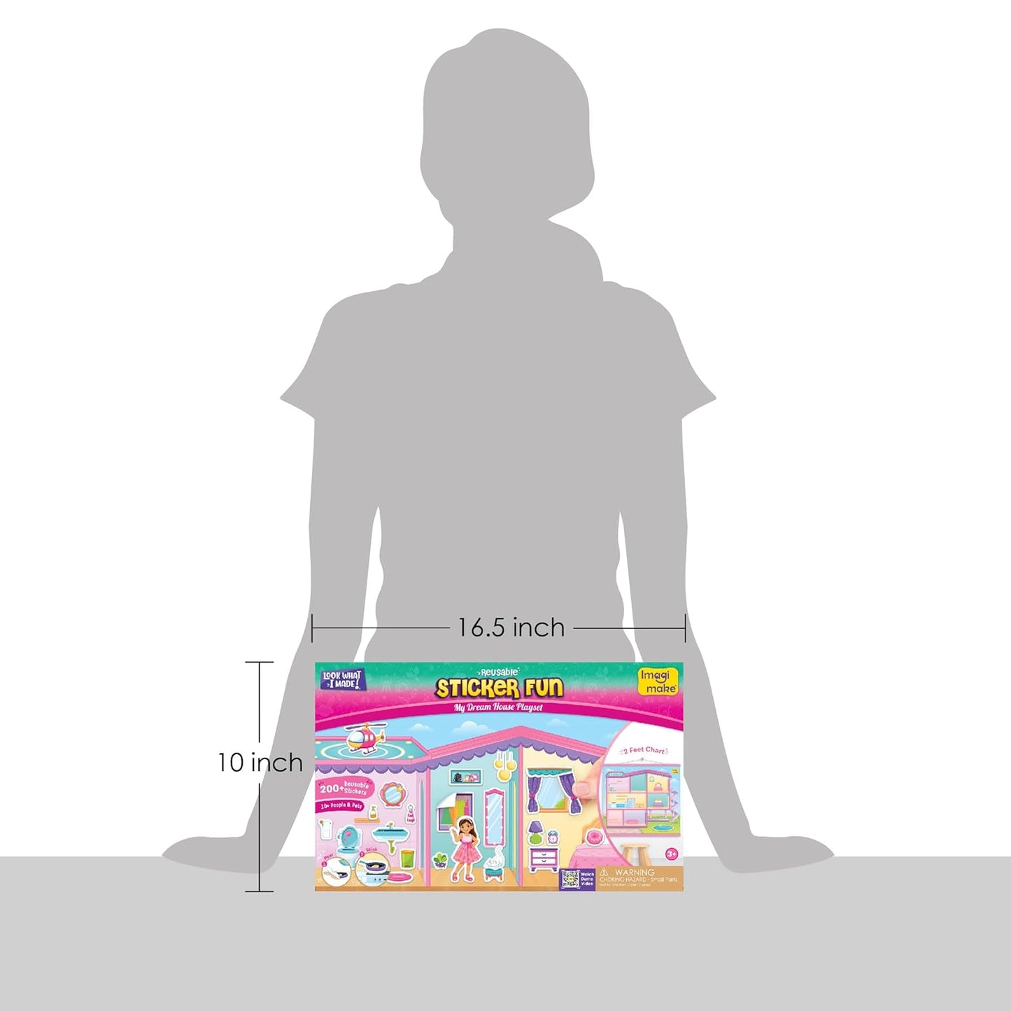 Imagimake My Dream House DIY Sticker Playset