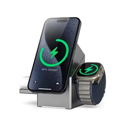 3-in-1 Portable Desktop Wireless Charger Station
