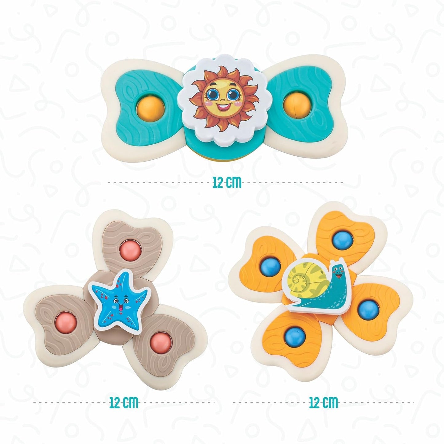 Suction Cup Spinner Toy for Baby