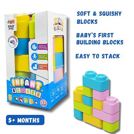 Soft & Safe Building Blocks for Babies 🧸