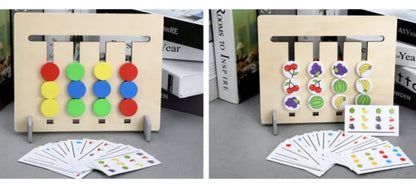Four Color Logic Game Early Educational Toy