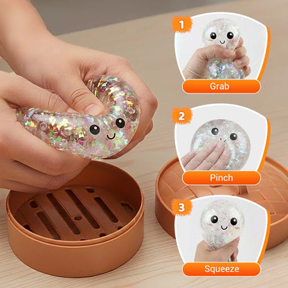 Mystery Dumpling Ball Squeeze Toy