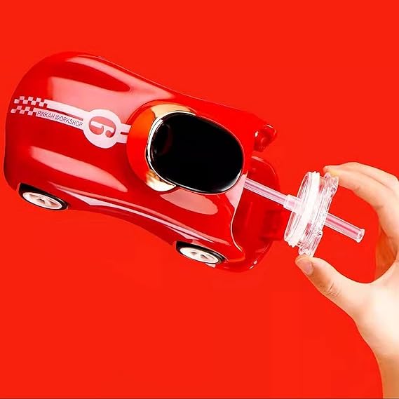 Car-Shaped Kids Water Bottle – 280ML Leak-Proof, Spill-Free & Travel-Friendly Sipper