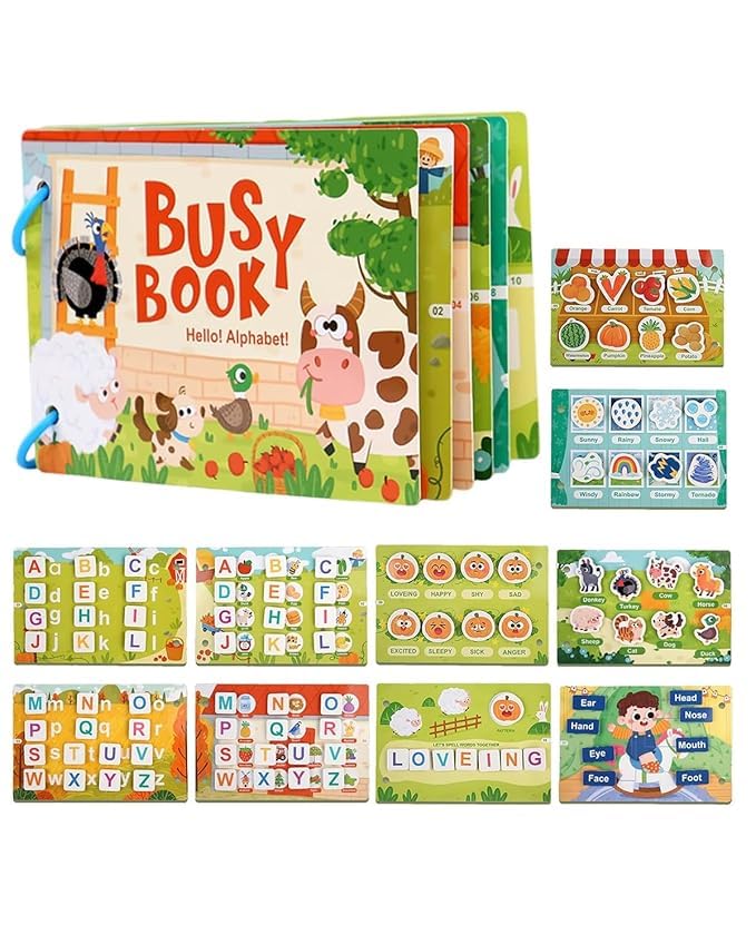 Activity Busy Book for Toddlers