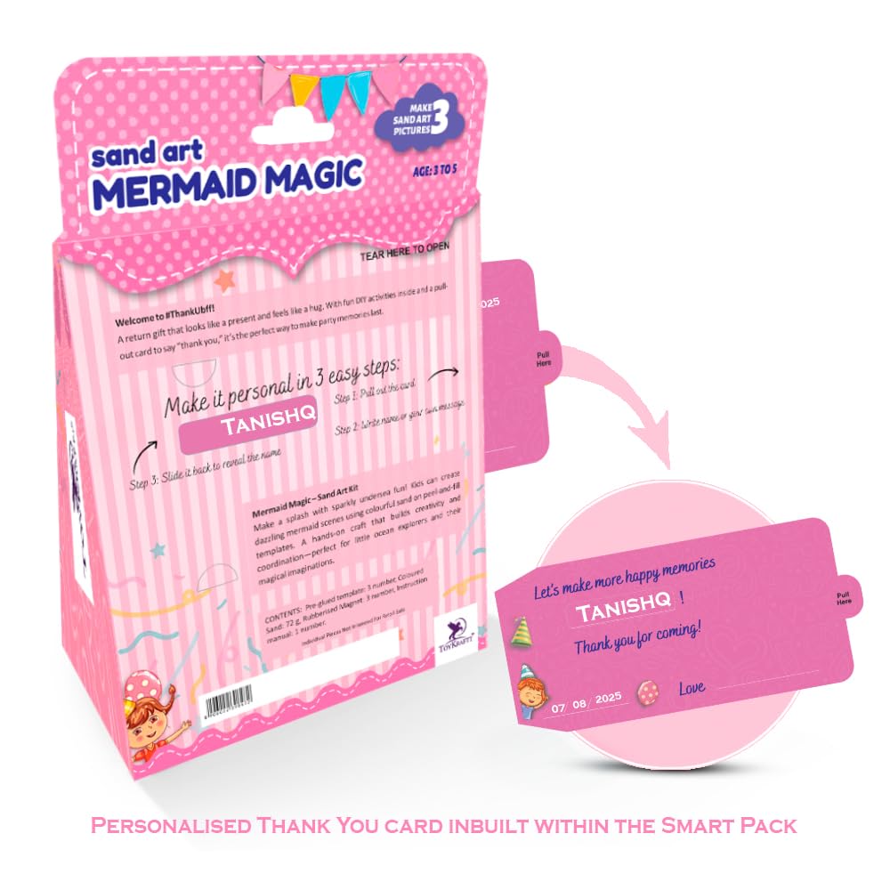 Mermaid Magic Sand Art DIY Craft Kit