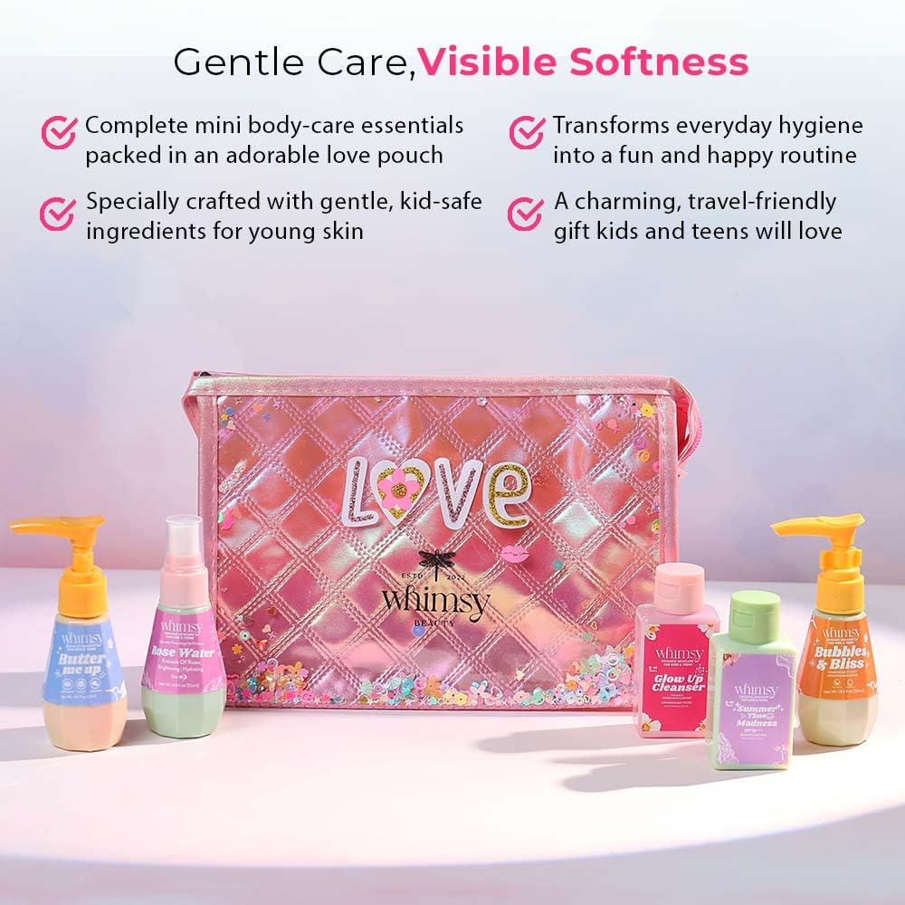 Whimsy Beauty Mini Body Care Love Pouch Kit