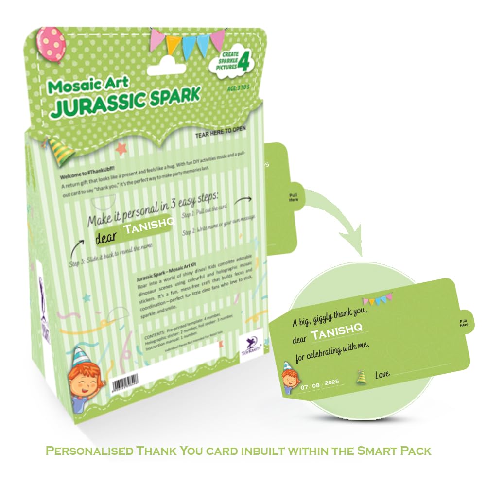 Jurassic Spark Mosaic Art DIY Kit
