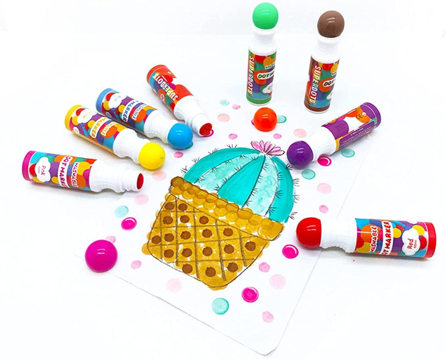 Super Dots Markers Set Of 10