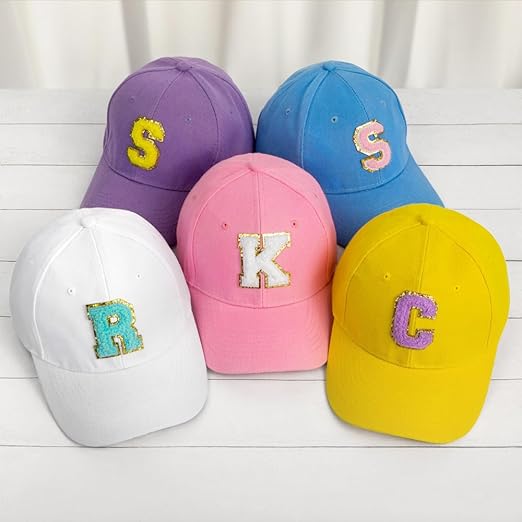 Personalized Cap – Custom Embroidered with 1 Initial & 1 Patch (Free) 🧢✨