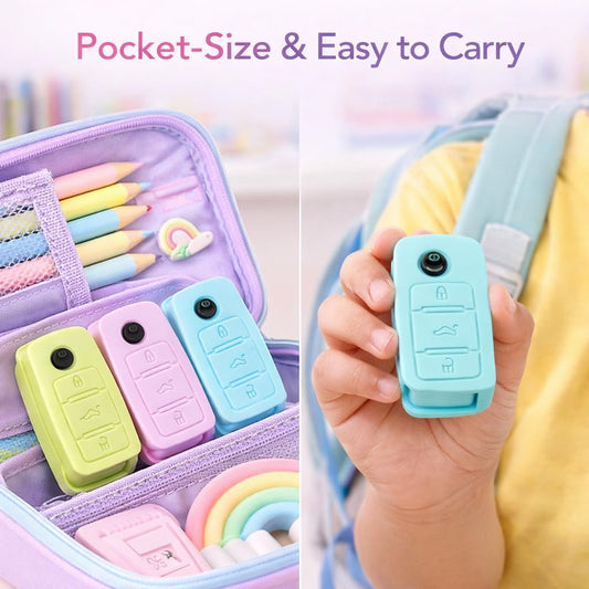 Car Key-Shaped Eraser Pack Of 3