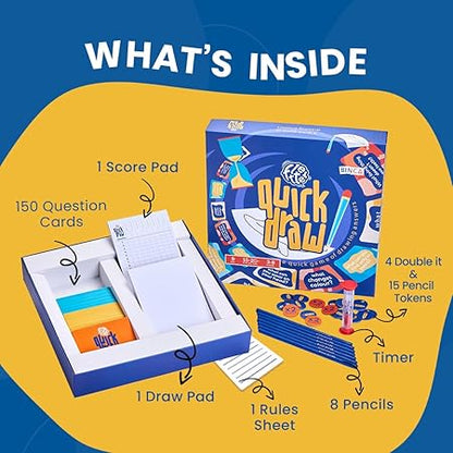 Binca Quick Draw – Fast-Paced Drawing & Guessing Game for Kids & Families | Boosts Creativity, Fun for Ages 8+
