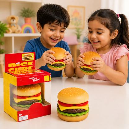 Burger Squishy Toy for Kids & Adults