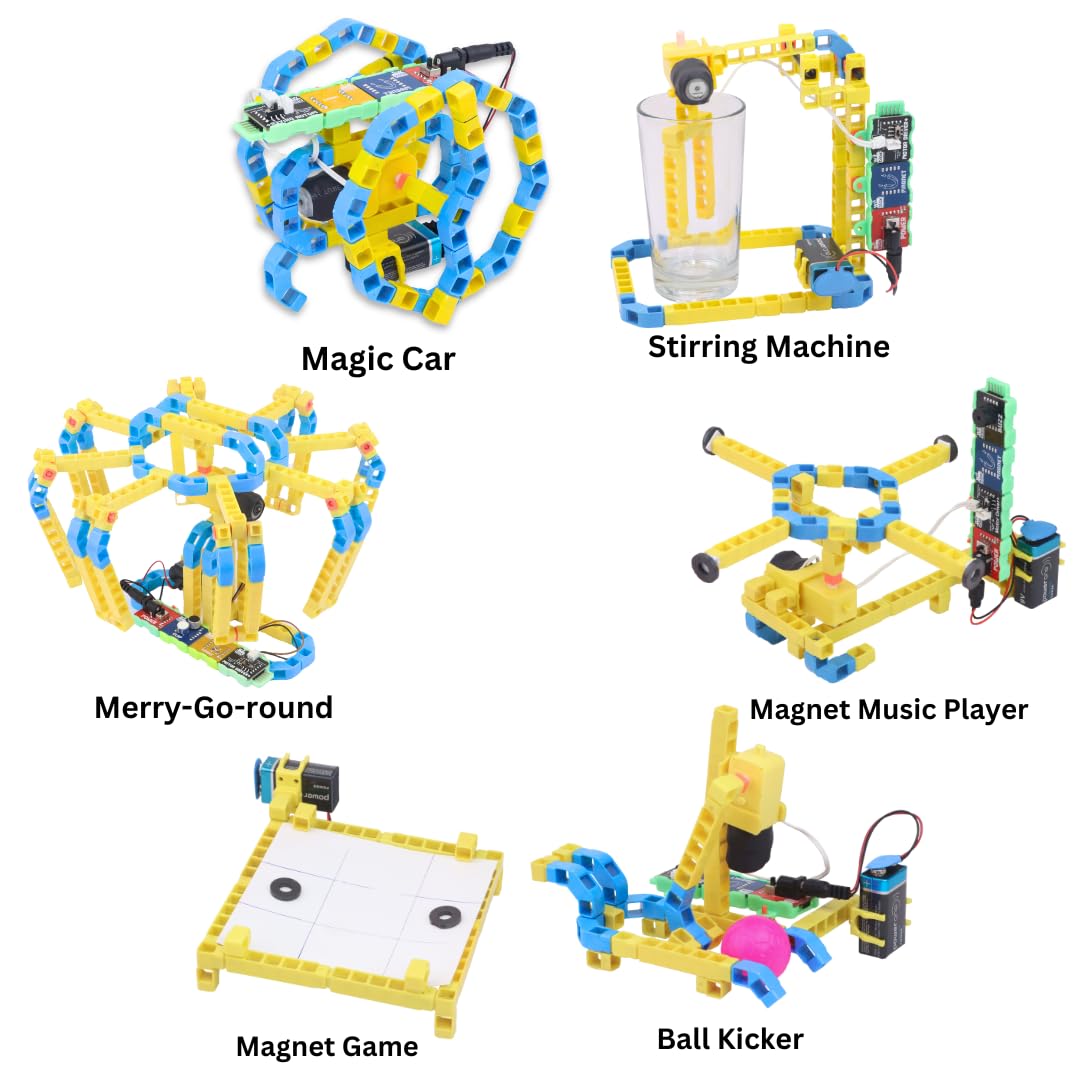 WitBlox Magnet Sensor Kit- 6 in 1 Projects| Smart Electronics Sensors for DIY Robotics Kit, STEM Learning & IOT Projects| Robot Toys for Kids Boys Girls| Birthday Gift Ages 8 9 10 11 12