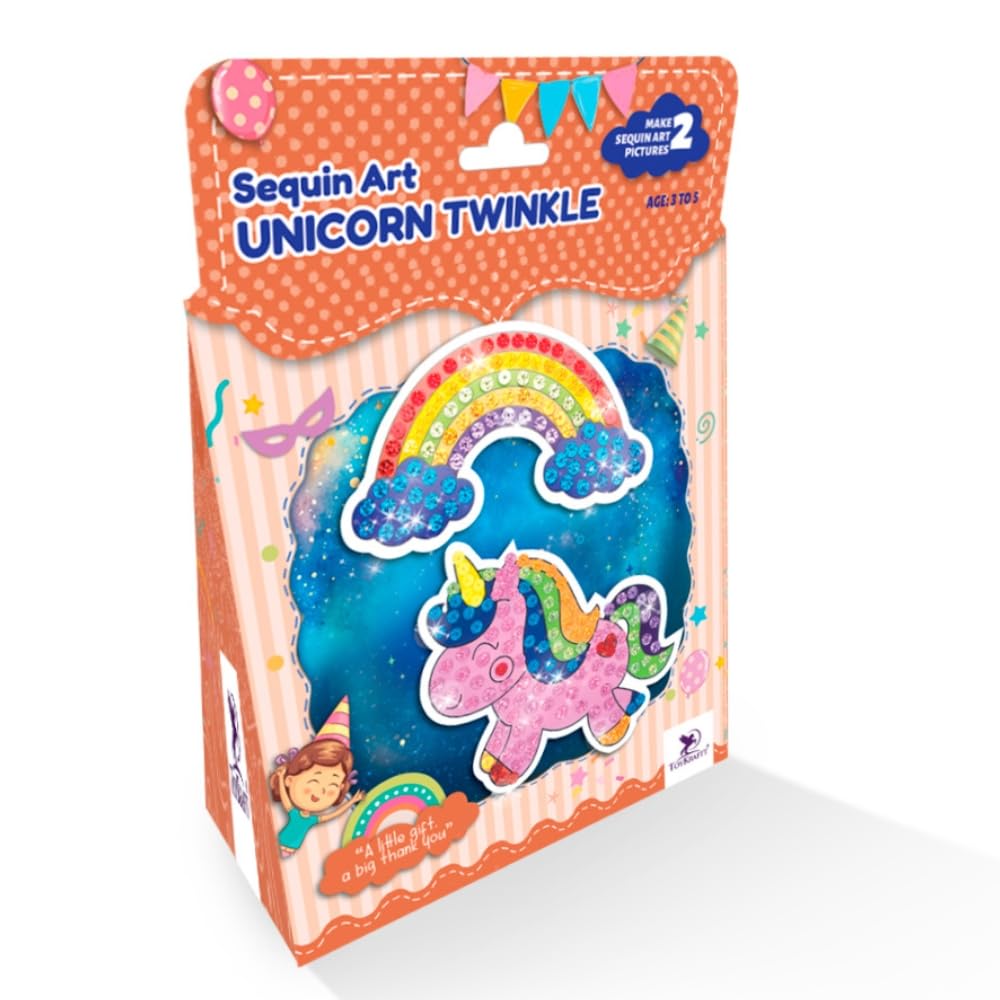 Unicorn Sequin Art – DIY Craft Kit for Kids