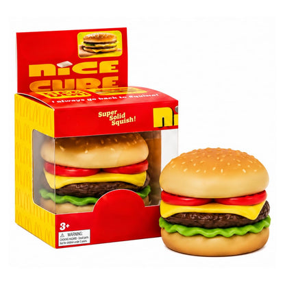 Burger Squishy Toy for Kids & Adults
