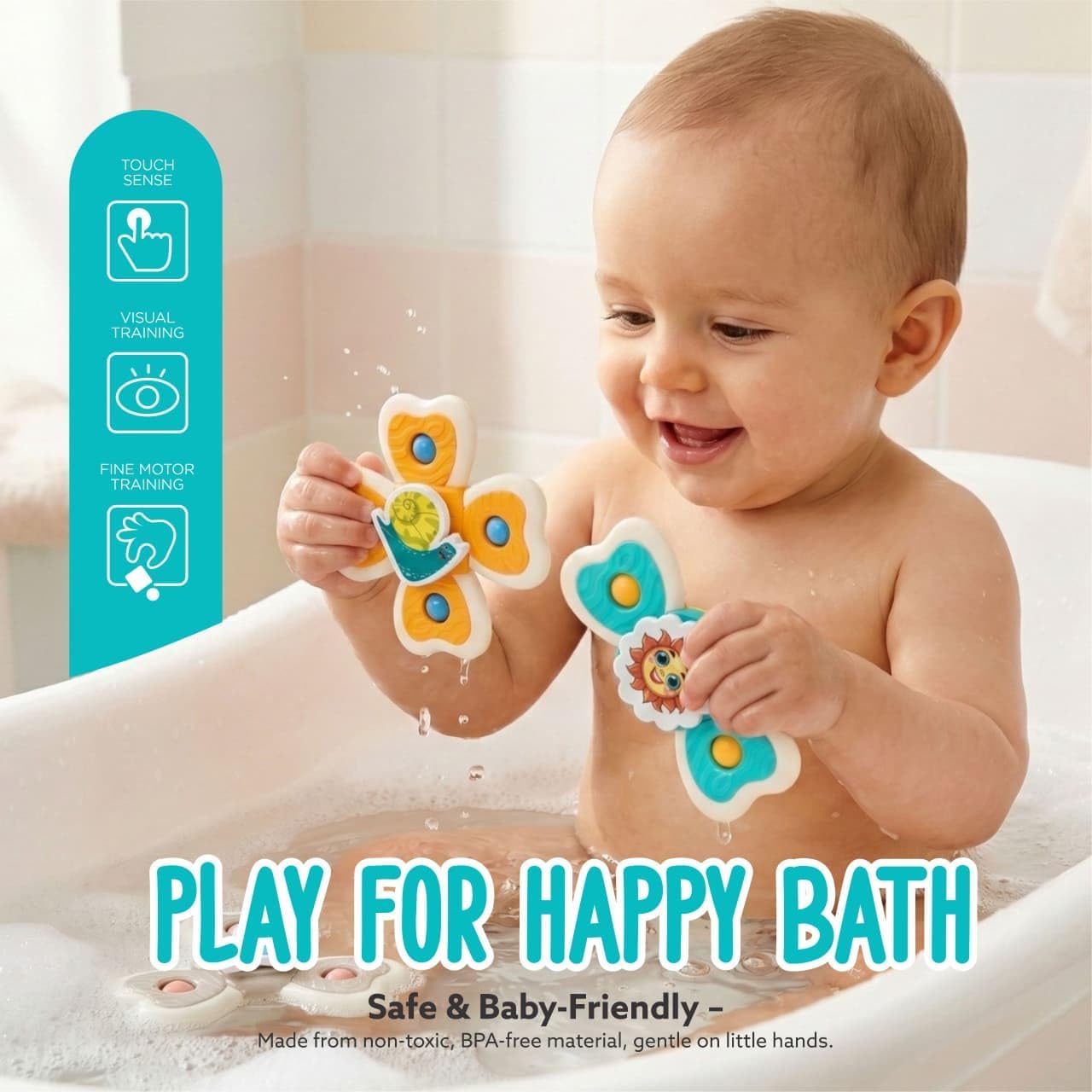 Suction Cup Spinner Toy for Baby