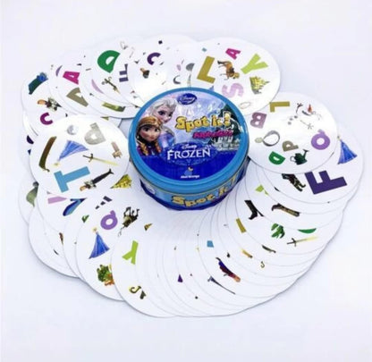Round Colorful Classic Card Game for Kids