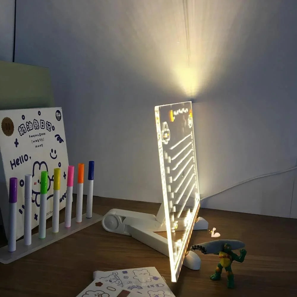 LED Glow Board for Kids – Light-Up, Reusable & Fun!