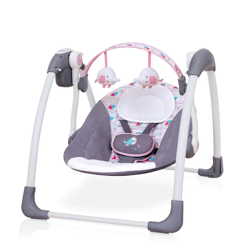 Folding best sale baby swing