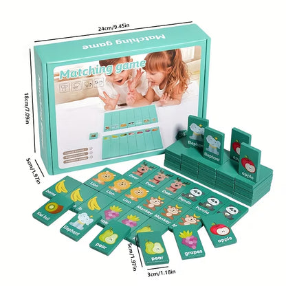 Wooden Domino Toy for Cognitive Development