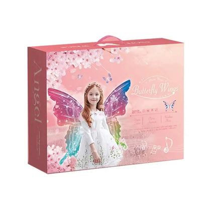 Electric Butterfly Fairy Wings-Musical with Glowing LED Lights