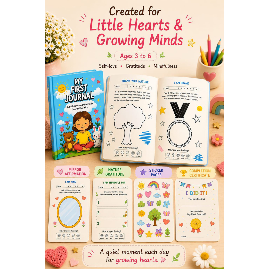 Positive Habits & Confidence Building Activity Books Collection for Kids