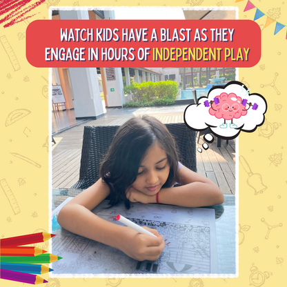 PEPPLAY DOODLE PLACEMATS- FIND & COLOUR