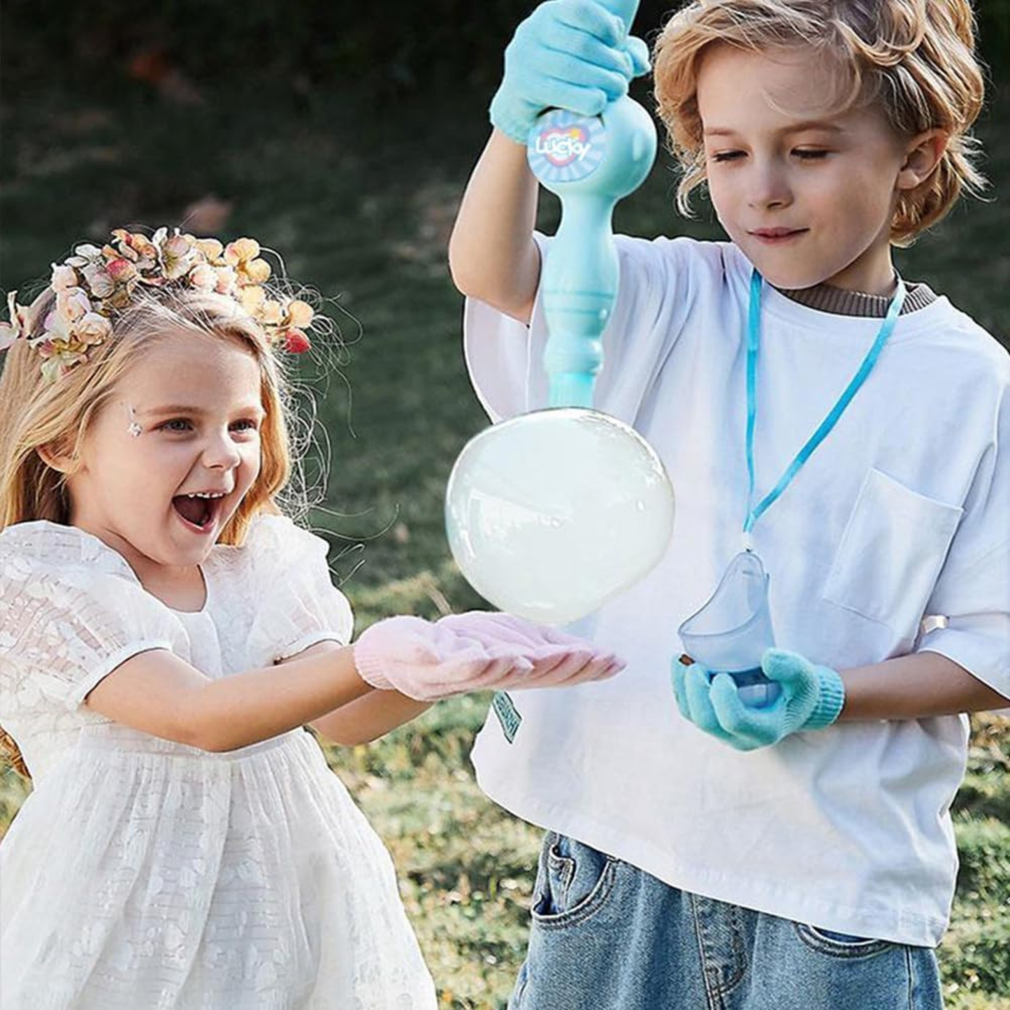 Magic Smoke Bubble Machine for Kids
