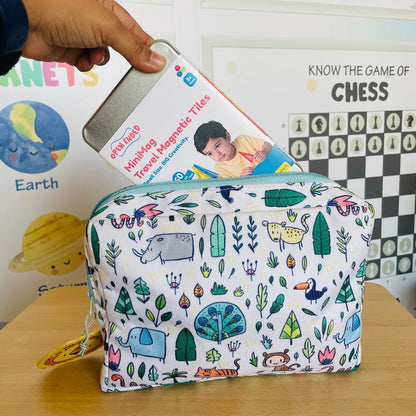 Open Ended MiniMag Travel Magnetic Tiles -60 Piece