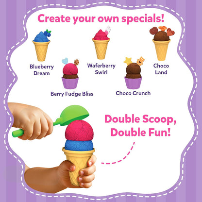 Skillmatics Sandeezy Pretend Play Ice Cream Parlour Set