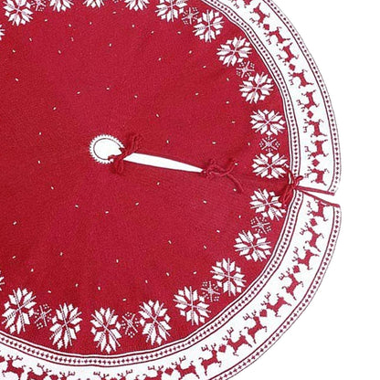 50'' Tree Skirt -to-Cape – Nordic Snowflakes
