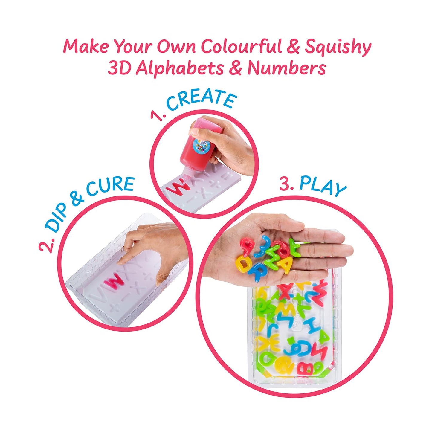 Alphabet & Numbers Aqua Squish Kit