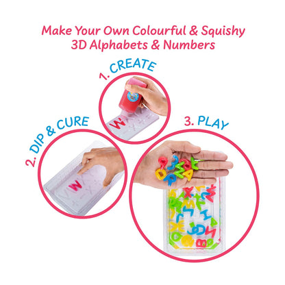 Alphabet & Numbers Aqua Squish Kit