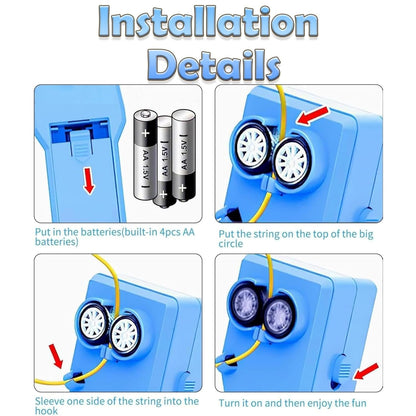 Flying Rope Launcher Toy