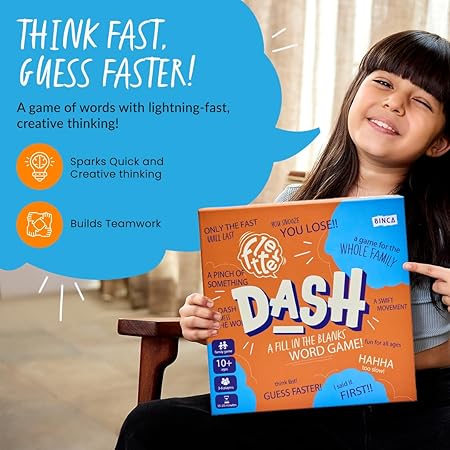 Binca Fletter Dash – Fast-Paced Word Game for Kids & Adults | Fun, Competitive & Educational | Ages 7+ (3-6 Players)