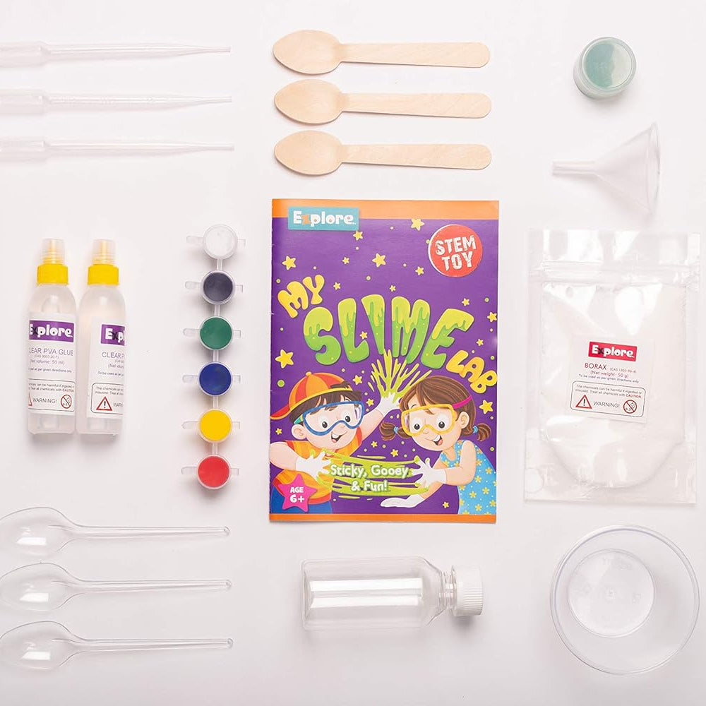 My Slime Lab (Learning & Educational DIY Activity Toy Kit)