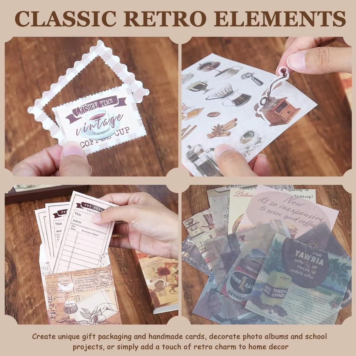 Brown Coffee Bazar Gift Craft Set