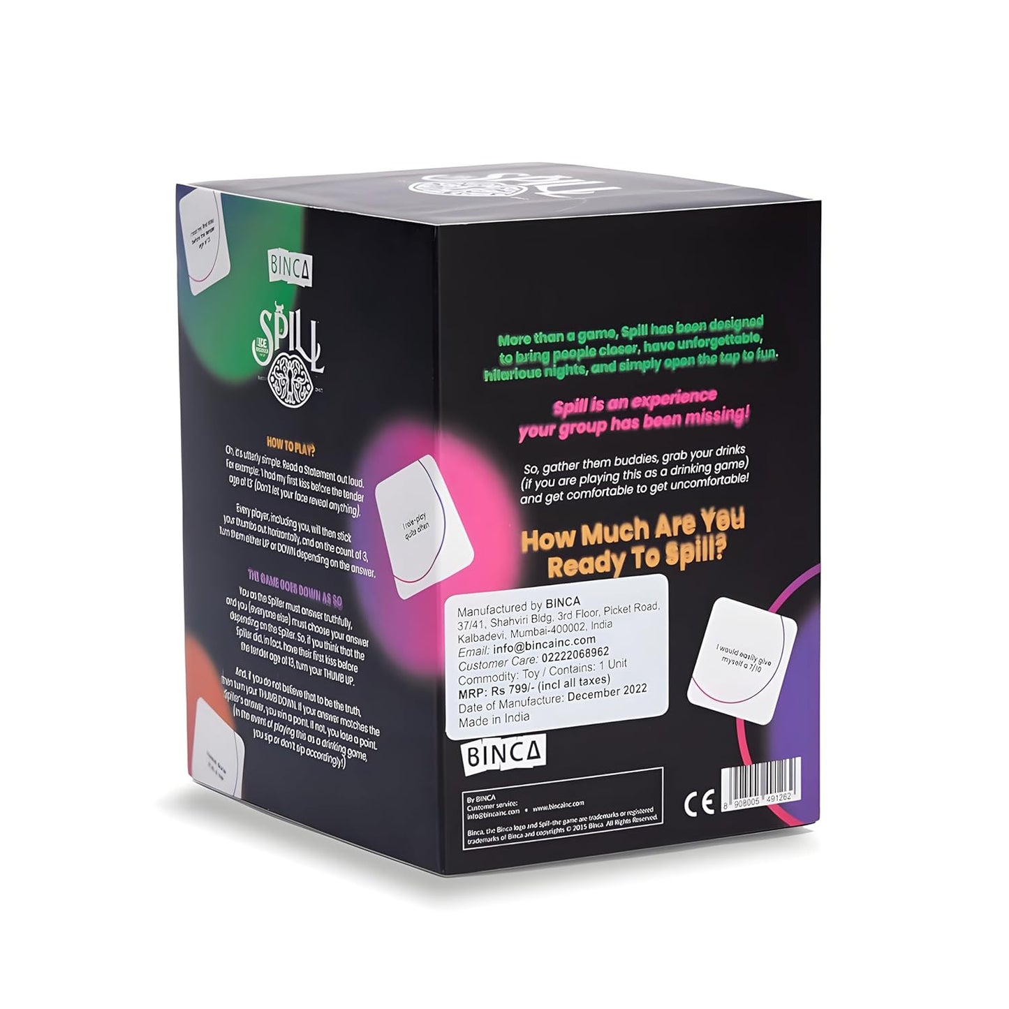 Spill Party Game for Adults