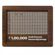 Money Saver Wooden Box – ₹1 Lakh Challenge