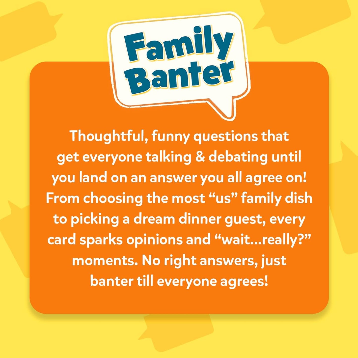 Family Banter Card Game