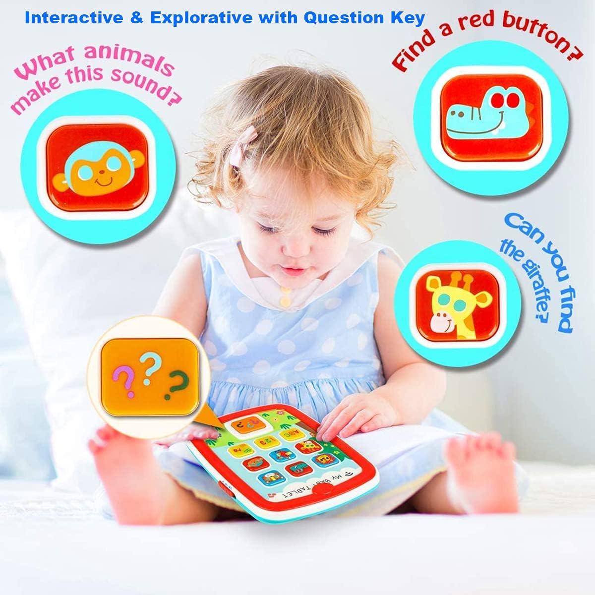 My Baby Educational Tablet Mobile Tab with Music Lights