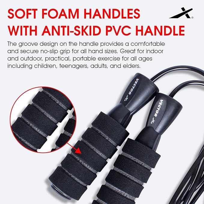 Freestyle Skipping Rope (Black)