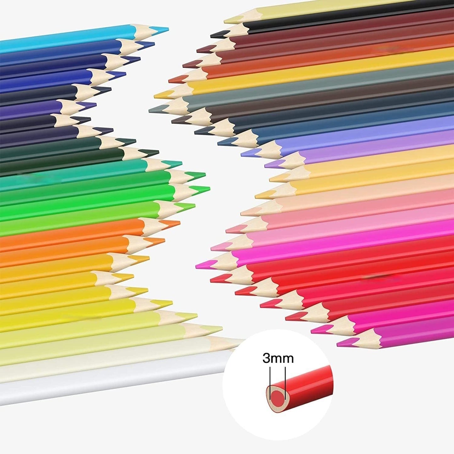 48 Pcs Colour Pencils