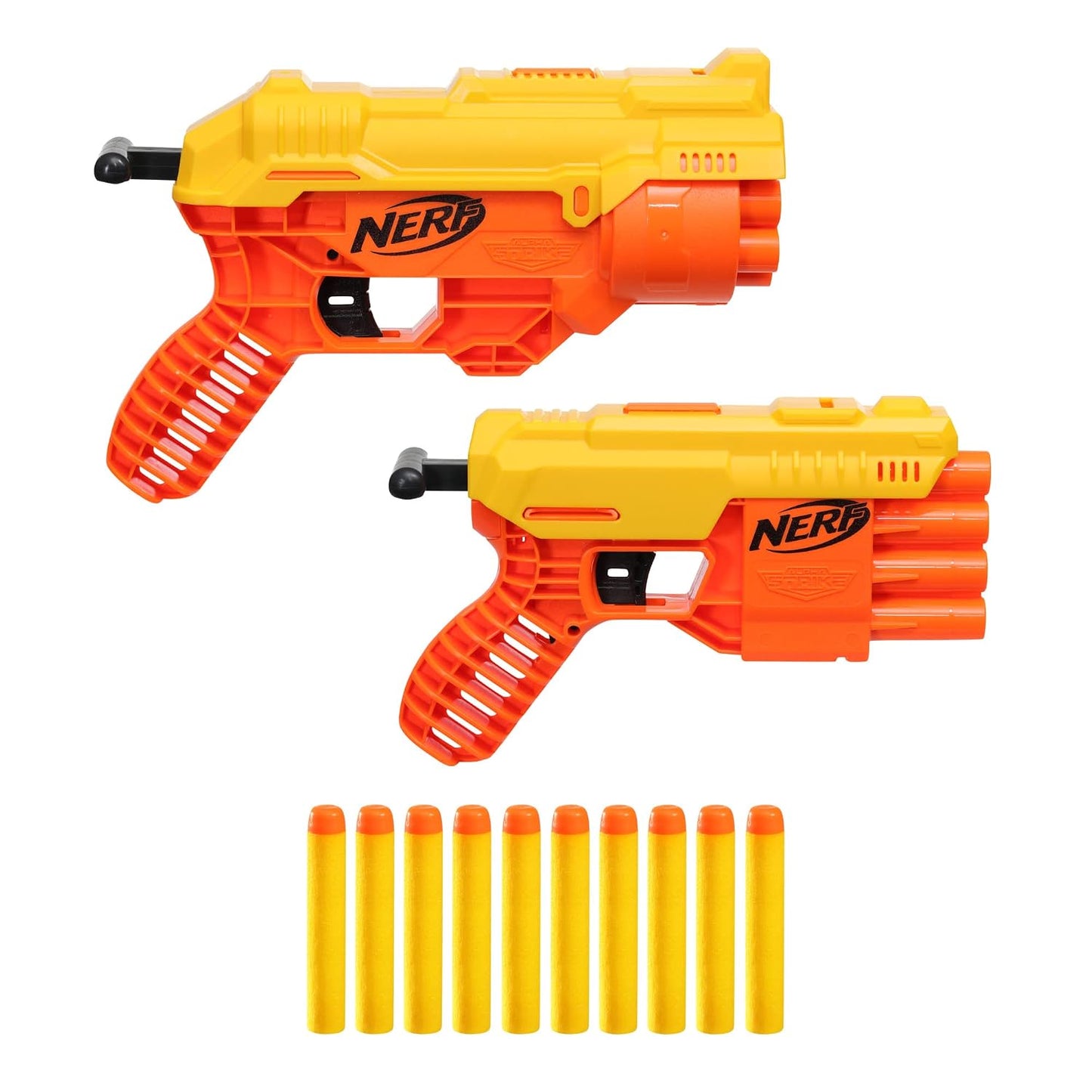 Nerf Alpha Strike Fang QS-6 and Cobra RC-6 Blasters
