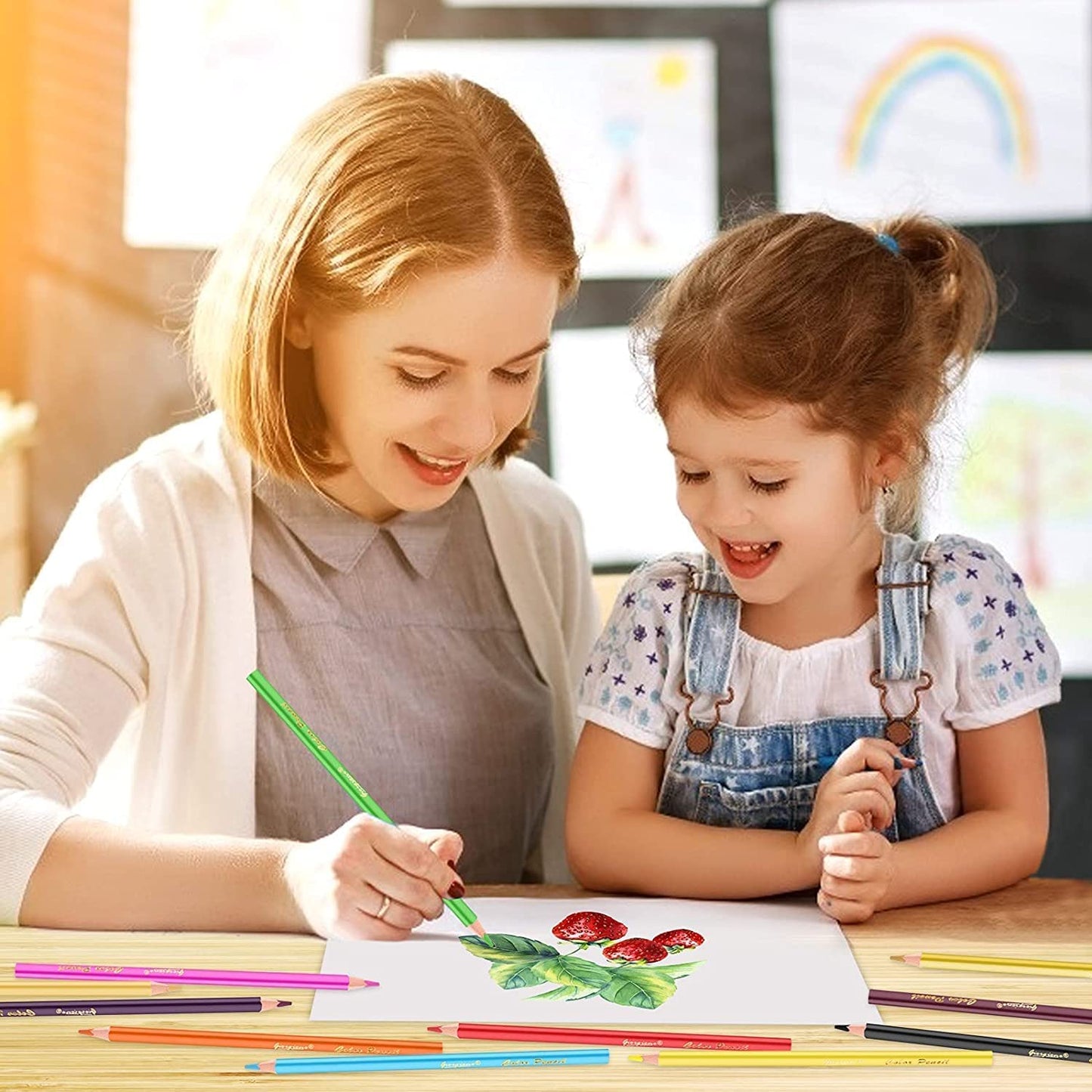 48 Pcs Colour Pencils