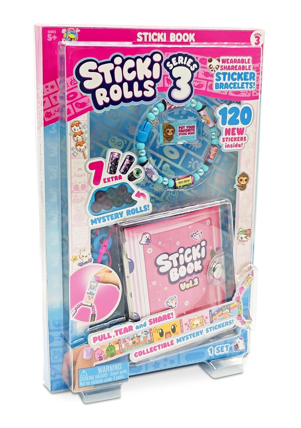 STICKI ROLLS Sticki Book Vol. 3 – Series 3 Sticker Collection Book & Kit