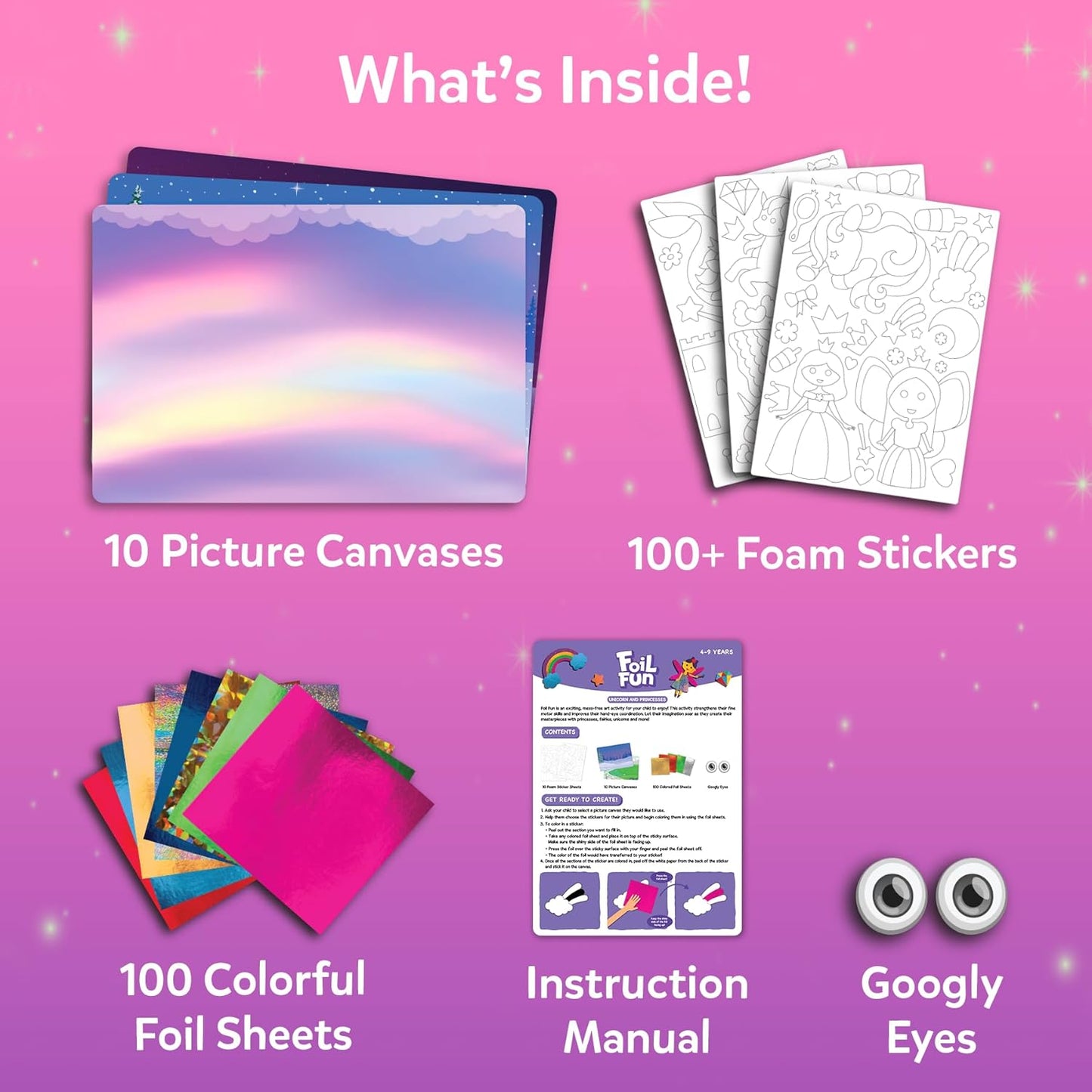 Skillmatics Foil Fun - Unicorns & Princesses