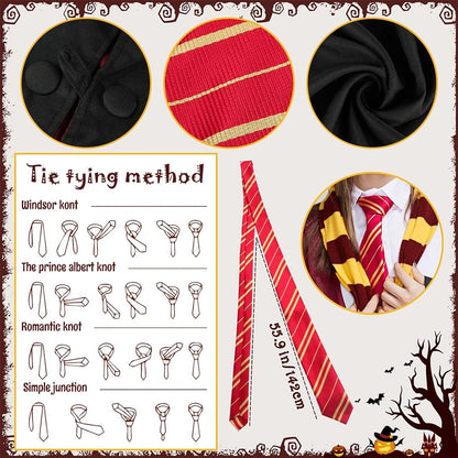 Harry Potter Gryffindor costume accessory set 5PCS | Harry Potter Costume